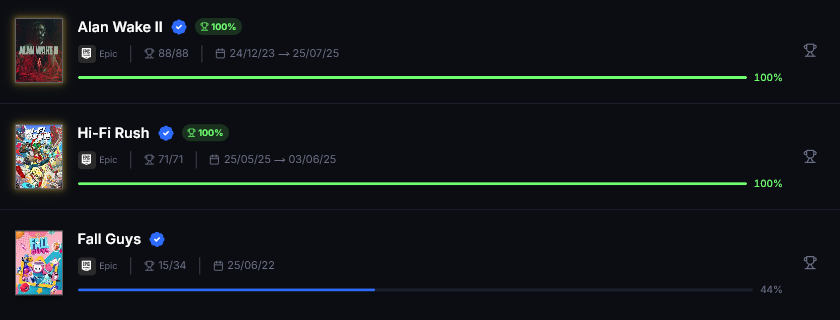 YGPsocial's tweet photo. 🚨YGP UPDATE:

Epic Games chegou!

Agora dá pra conectar sua conta da Epic Games e trazer seus jogos e conquistas pro seu perfil.

O que sincroniza: seus jogos da Epic com as conquistas separadas entre jogo base e DLC, além de raridade, XP e a data de cada desbloqueio. https://t.co/bFC6xqn2An