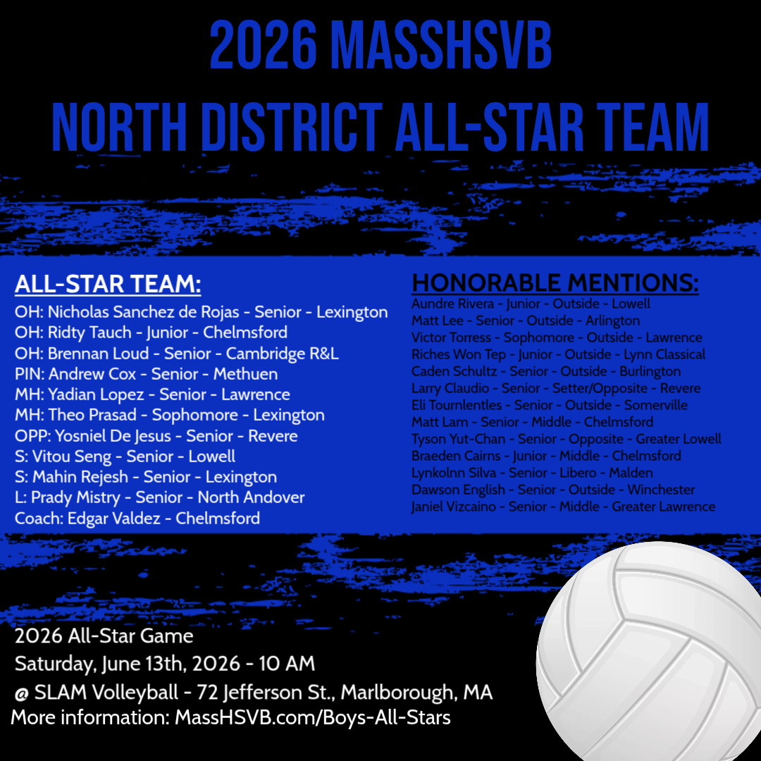 MassBHSVB's tweet photo. 2026 MassHSVB All-District Teams https://t.co/d5bKaQv6cA