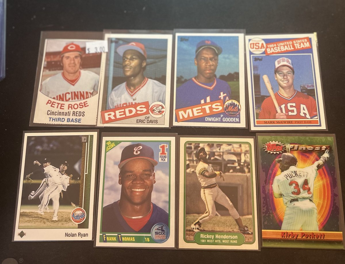 TraderGriffs's tweet photo. Card show pickups https://t.co/RATFwpjDAx