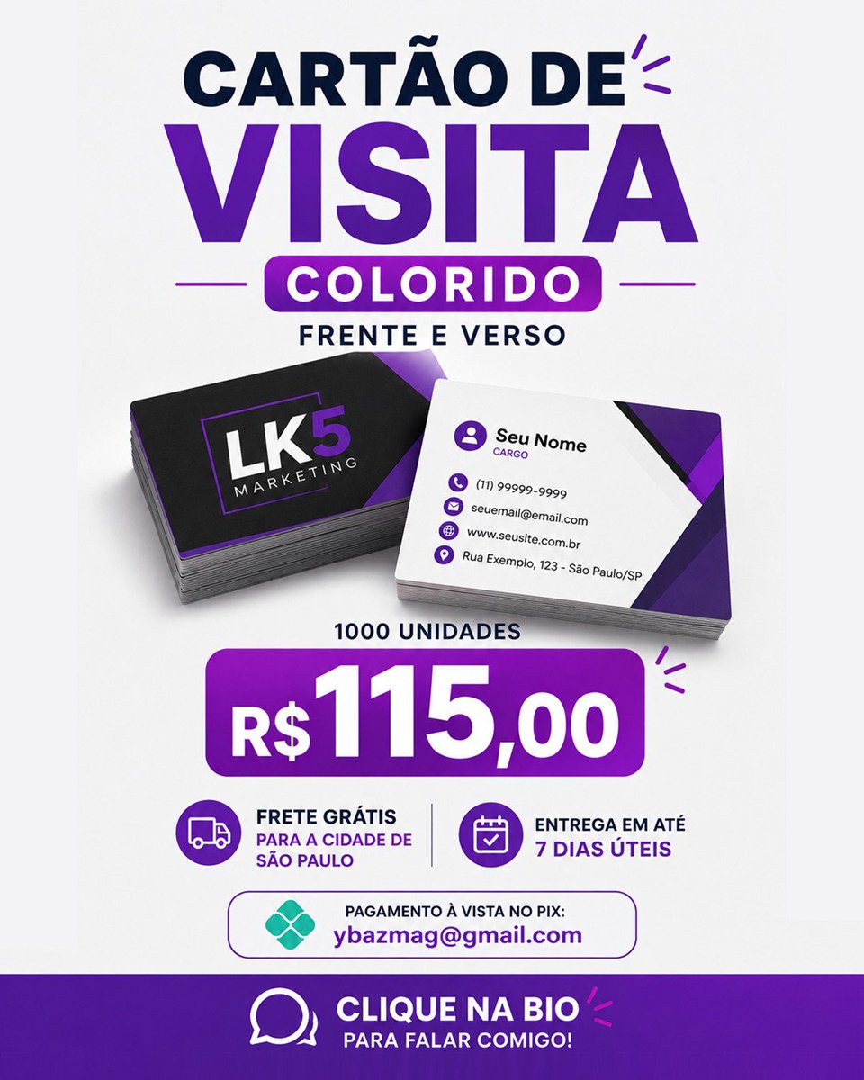 studio_notof's tweet photo. Tenha seu cartão de visita por apenas 115 Reais, 1000 unidades, frente e verso coloridos e com aplicação de QRCODE para seu whatsapp.

Me chame agora no https://t.co/HsfMSBjOyA e fale comigo.

Sou Fabio, materiais para divulgação como cartão de visita, sites, fotografia e design. https://t.co/INrJiqx4FD
