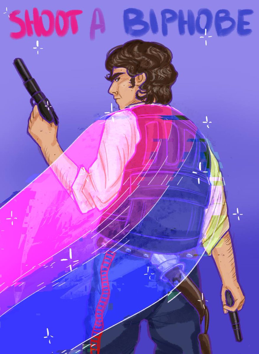 minas_wife's tweet photo. happy pride month from the first bisexual ever invented ♡  #pridemonth #starwars #hansolo #swtwt https://t.co/cnpRrWTIDg