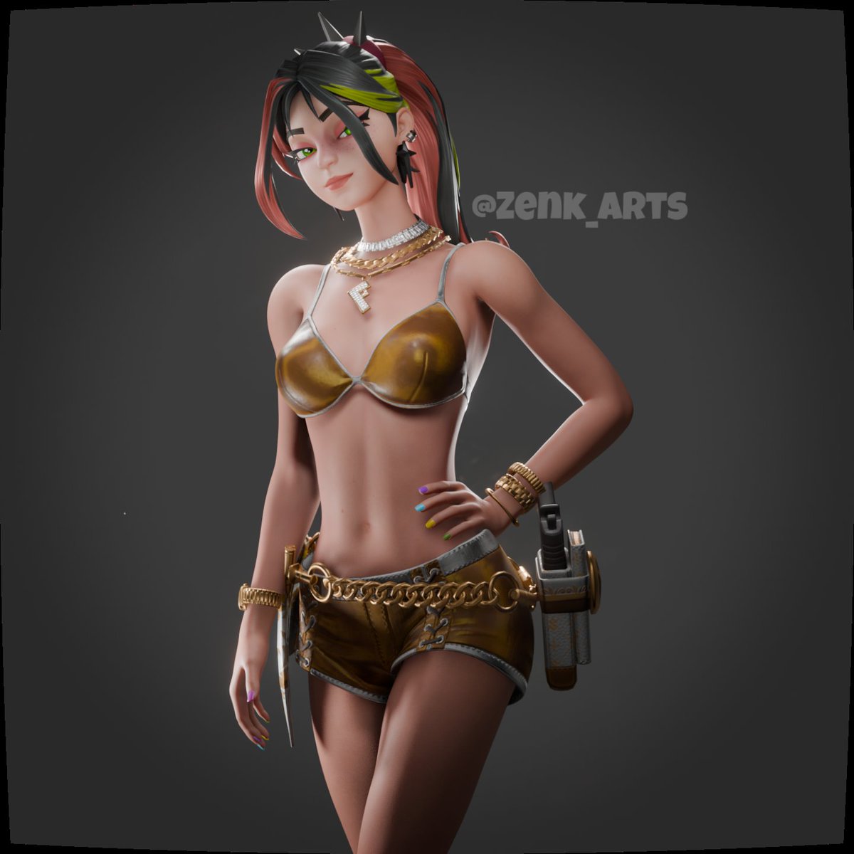 Zenk_Arts's tweet photo. Helsie ✨

#Fortnite
#FortniteFanart #fortniteblender #FortniteArt #FortniteCreative #fortnitefestival #blender https://t.co/bFNUMCm5UZ