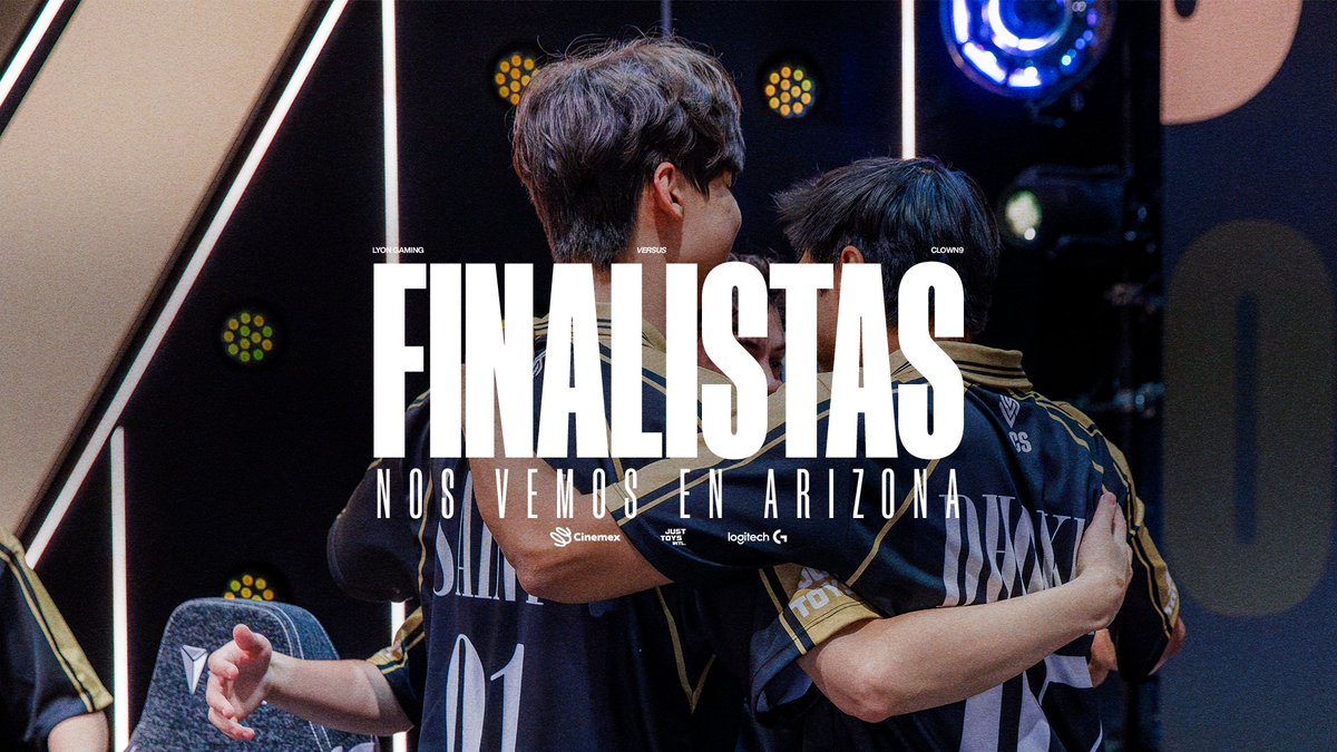 LyonLATAM's tweet photo. FINALISTAS.

Y... ¡HOLA, MSI! 🇰🇷👋🦁 https://t.co/NN9oPw64X1