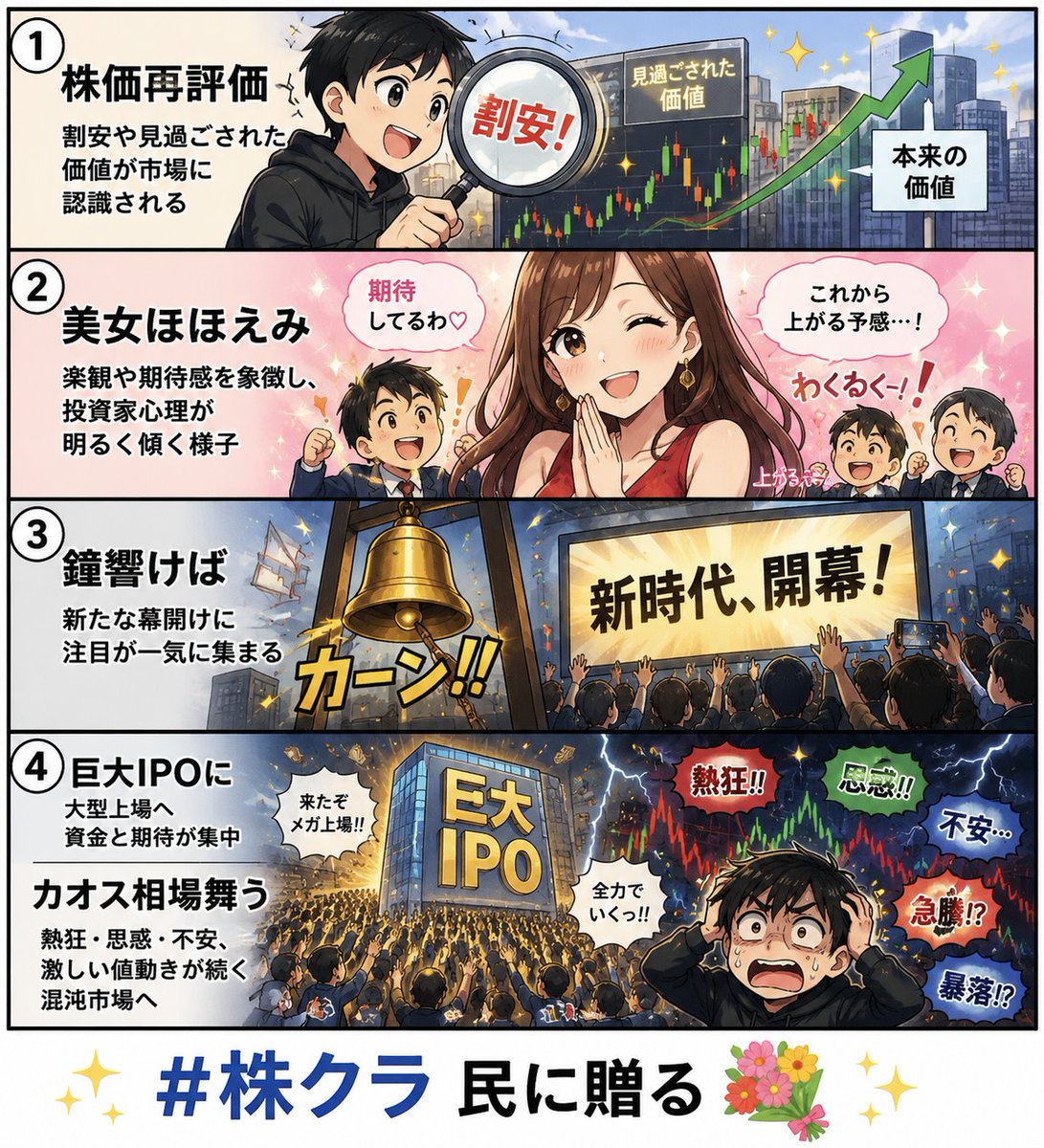 MuAuan's tweet photo. 今朝の4コマ漫画
chatgpt

#ｶｵｽ相場
#株クラ 民に贈る💐
#巨大IPO https://t.co/MAnWW5NZpP