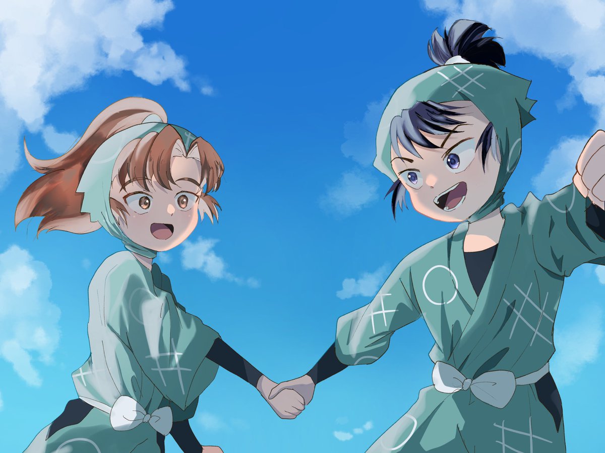 Nundoko1215's tweet photo. #六はの日　
#六年生月間

六はの2人が大好きだー！！(※再掲) https://t.co/v0jXEkZLV4