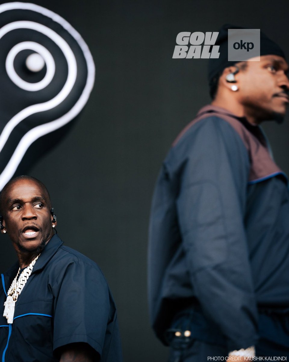 okayplayer's tweet photo. Clipse rock the #govball ‘26 stage. Check out some moments from their set 💪🏽

📸: IG/kaushik.jpeg https://t.co/aBaoJIfhwn
