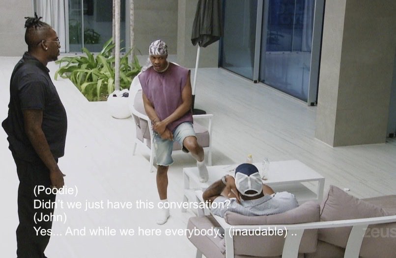 Healthedoll's tweet photo. Wait so John just sat there while poodie pressed tf out of him #BadBoysDR #BadBoysDominicanRepublic https://t.co/lnvIHIb0I4