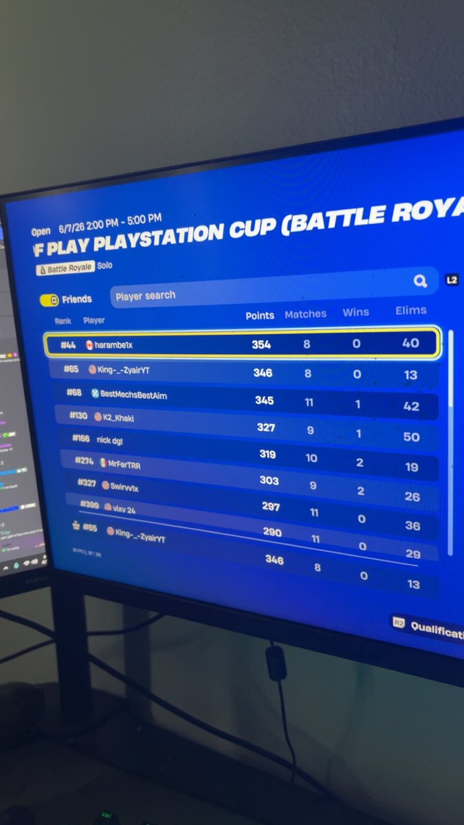 youtubezyair's tweet photo. QUALED PS CUP FINALS(MOST KILLS) https://t.co/0u1esty4PX