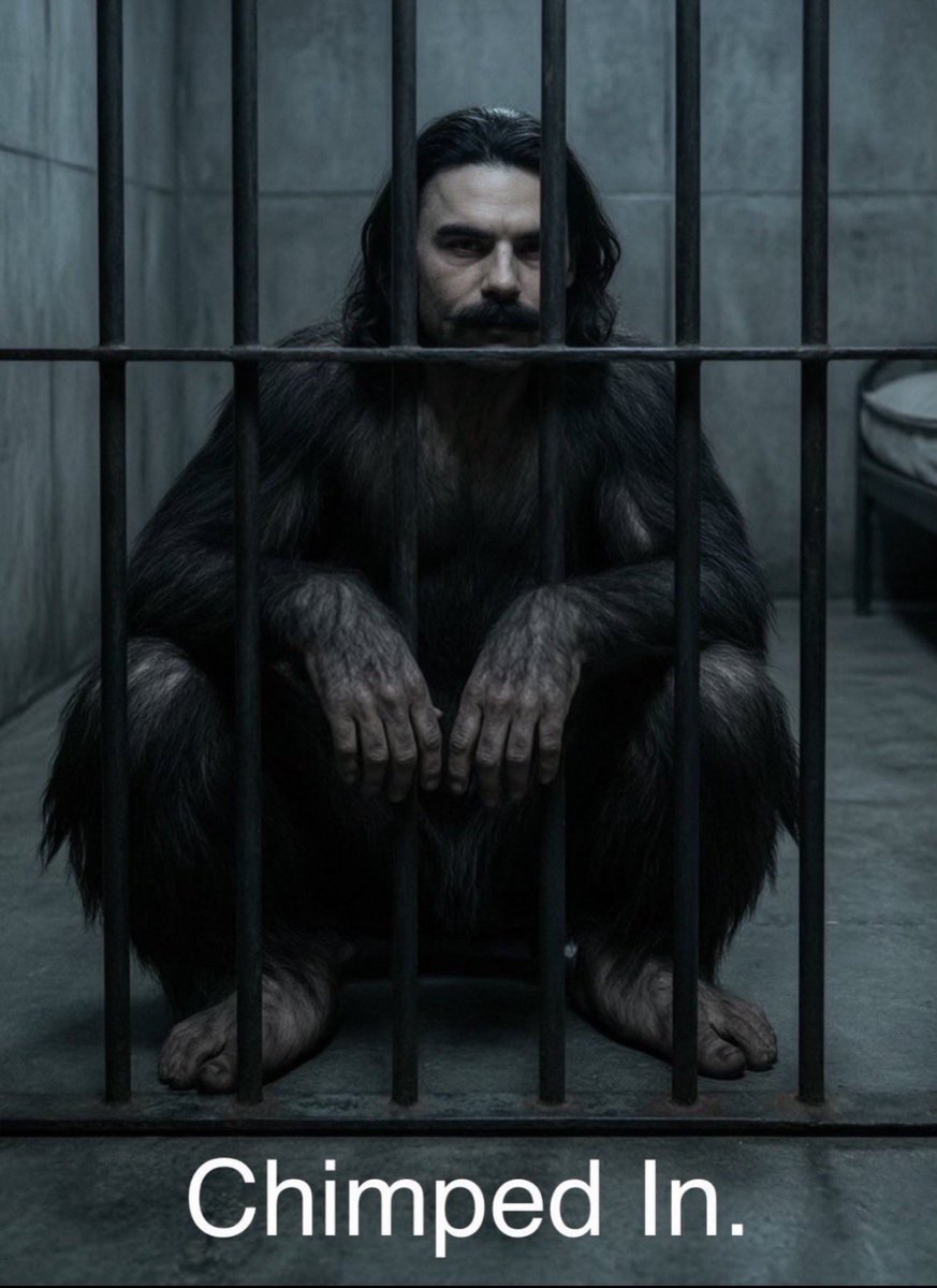 SaltSeason's tweet photo. @ChudTheBuilder He traded it for bananas and he cant get it back. Now shut up before I call the warden https://t.co/t0PW8on4Jj