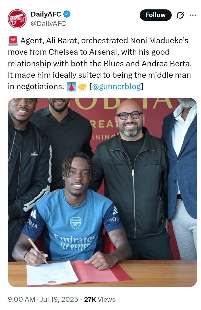 VIBESFCERA's tweet photo. @LizardHunters13 Berta was integral to the Madueke signing. Norgaard is a clown and just another Moh Elneny, a player who's happy to sit around and collect a wage and only play when need be. Arsenal must move past players like that in 2026 for Arsenal's own good. https://t.co/BD6SrrKUFV