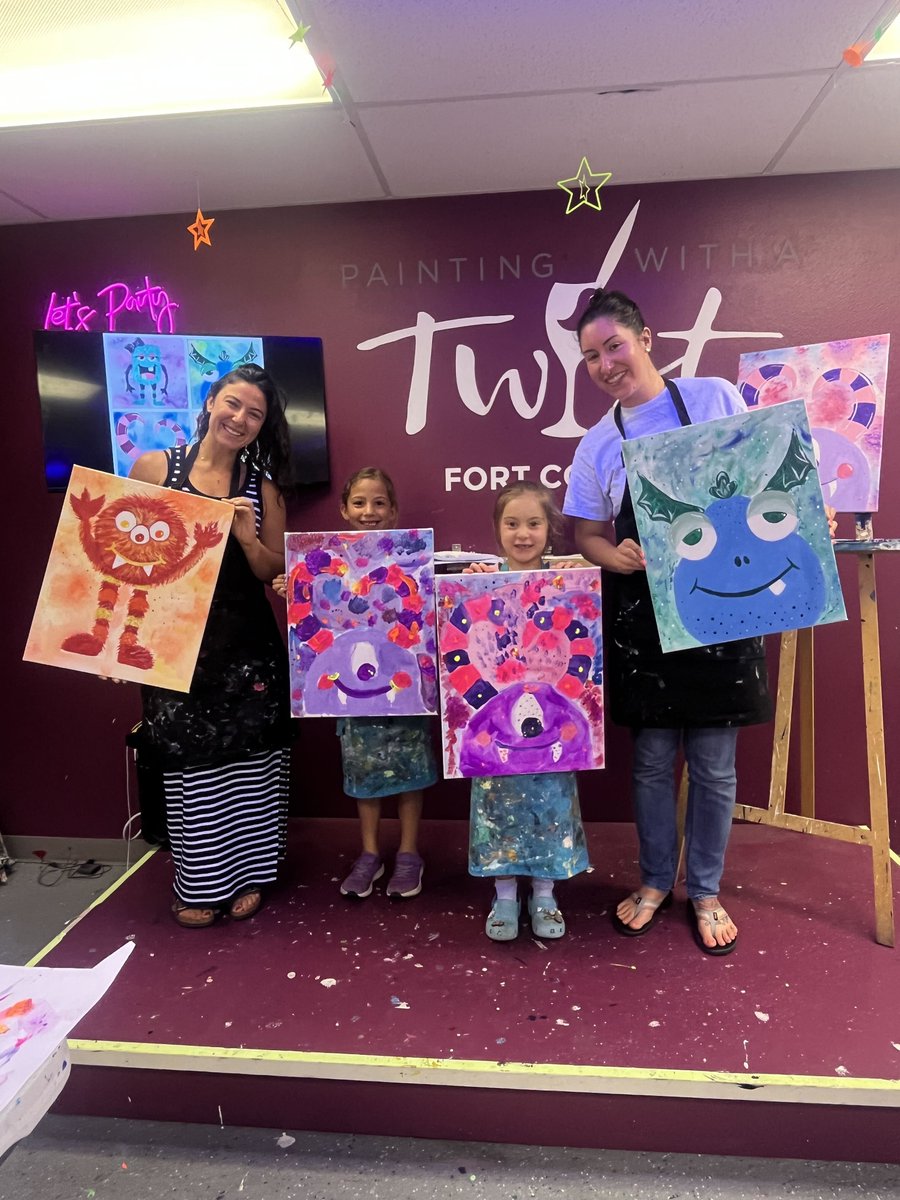 PWATFortCollins's tweet photo. Family Day and fuzzy monsters… it doesn’t get better than this! 👾🎨

Each monster had its own fun and unique vibe, full of personality and creativity. From silly to spooky to totally adorable, this group really let their imaginations run wild.

Such a great day of family... https://t.co/Q3WUgkzBBL