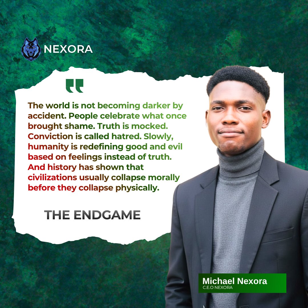 nexoraOfWeb3's tweet photo. Everyone talks about the next move.
Few think about the endgame.

Your habits are the opening.
Your choices are the strategy.
Your legacy is the outcome.

Play the long game.

#Endgame #Purpose #Legacy #mindsetmastery 
@MichaelNexora https://t.co/uOJxXoehVH