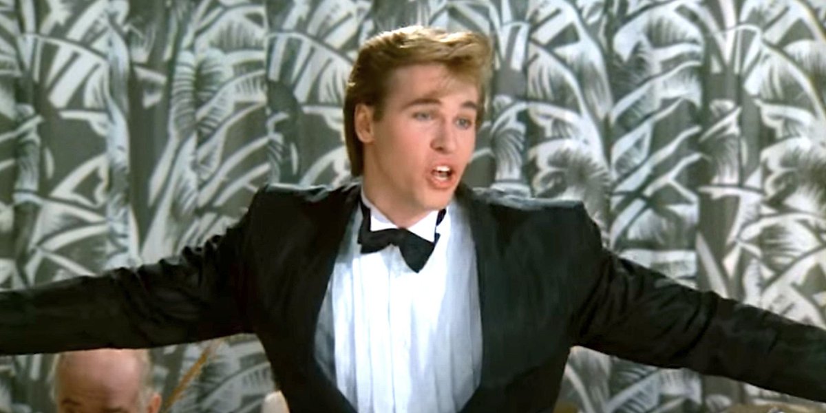 landofthe80s's tweet photo. What's the first movie you think of when you see Val Kilmer? https://t.co/8Xj5TbJZf7