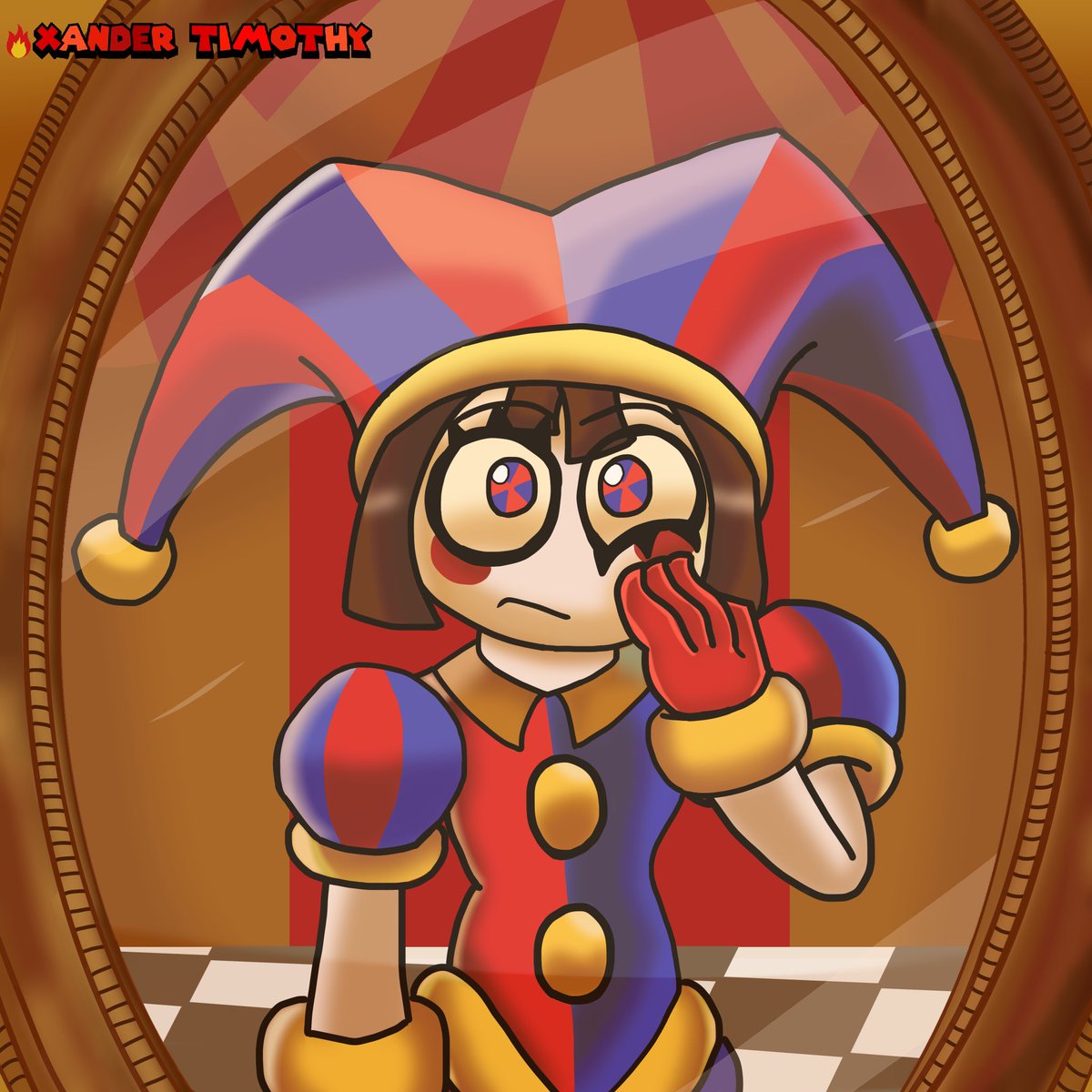 Xander__668's tweet photo. I drew Pomni 🎪 
#digitalcircus #pomni #digitalart #artwork #digitalcircuspomni #fypシ゚ https://t.co/jtwsoEF2HP