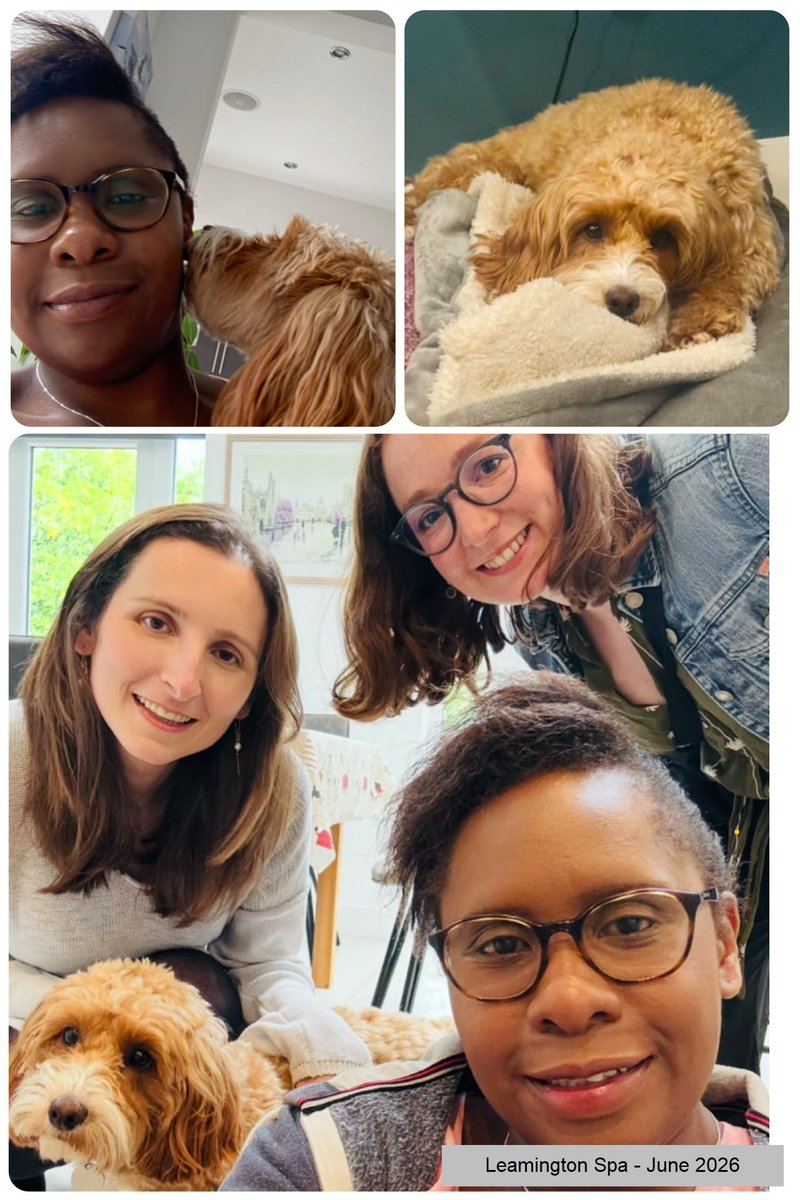 eyeceonline's tweet photo. Great weekend with the Clare/Muzza girls (+ Joel 🙂) in Leamington Spa this weekend - @Cambridge_Eng alumni for life! Sadly Team 'Optimistic' did not win at Hatton Escape Rooms this year, but at least I made a new best friend, Roxy; &amp; the canal walk was fun! #MEngGrads2012 📚🪛🎓 https://t.co/m19UN83QQl