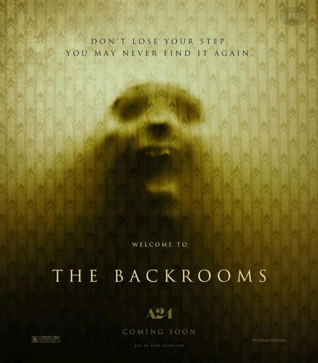 Chuko_B's tweet photo. Backrooms  2026 - 1h 50m

Director:  Kane Parsons

Writers: Will Soodik / Kane Parsons

Stars: Chiwetel Ejiofor / Renate Reinsve / Mark Duplass https://t.co/GBT7GsNntK
