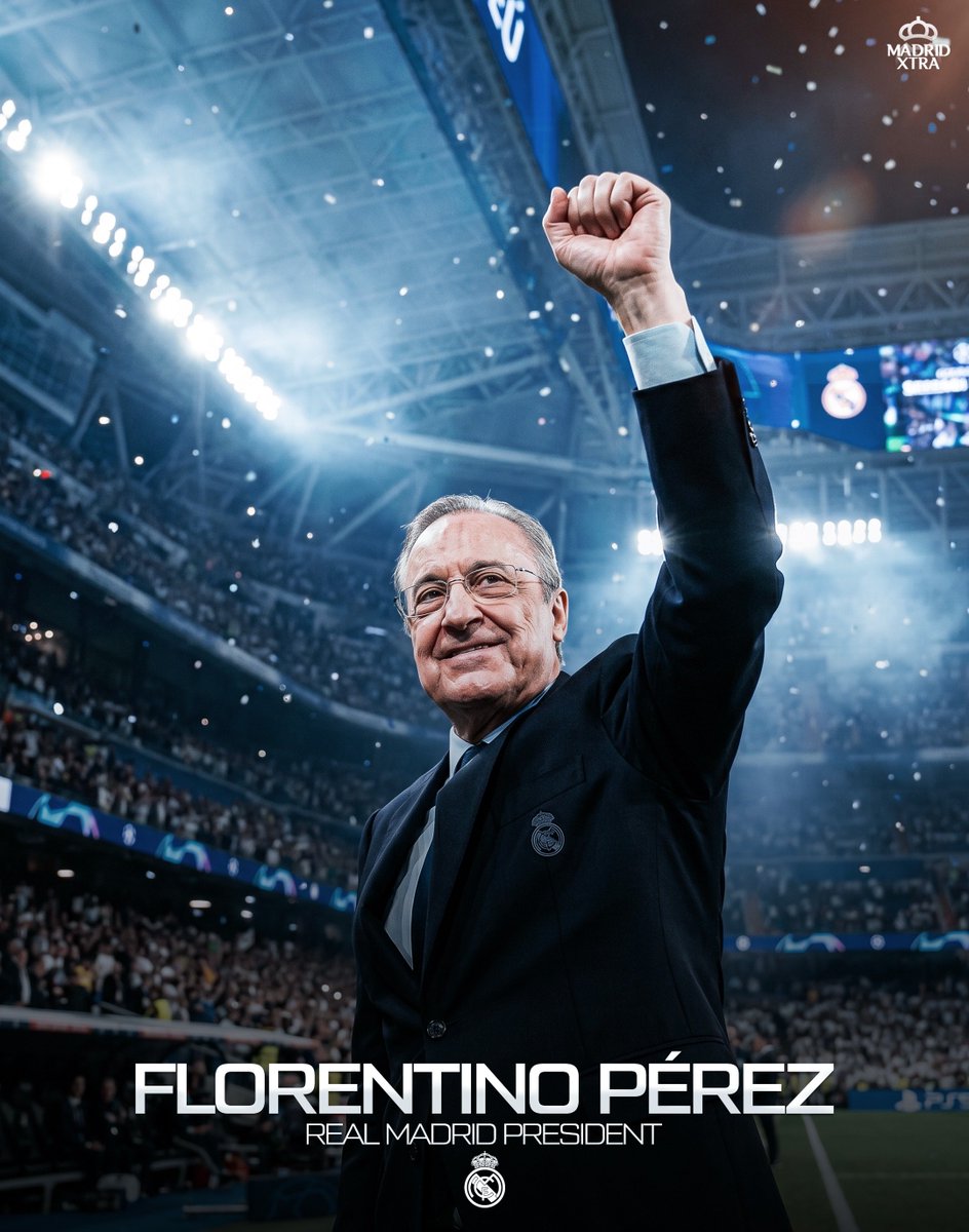 MadridXtra's tweet photo. 🚨💣 𝐁𝐑𝐄𝐀𝐊𝐈𝐍𝐆: FLORENTINO PEREZ WINS THE ELECTION! https://t.co/oAu6Vr6l37