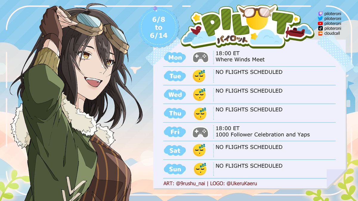 piloteroni's tweet photo. 「FLIGHT SCHEDULE」
just some casual stuff scheduled nbd nbd https://t.co/MQ2hW6fDnU