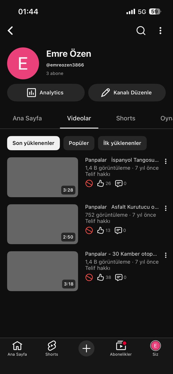 emrdozn's tweet photo. @tunacorleone Telif yemiştik zamanında hahaha olsun sinan reyiz biz senden razıyız https://t.co/bv67foq6Kq