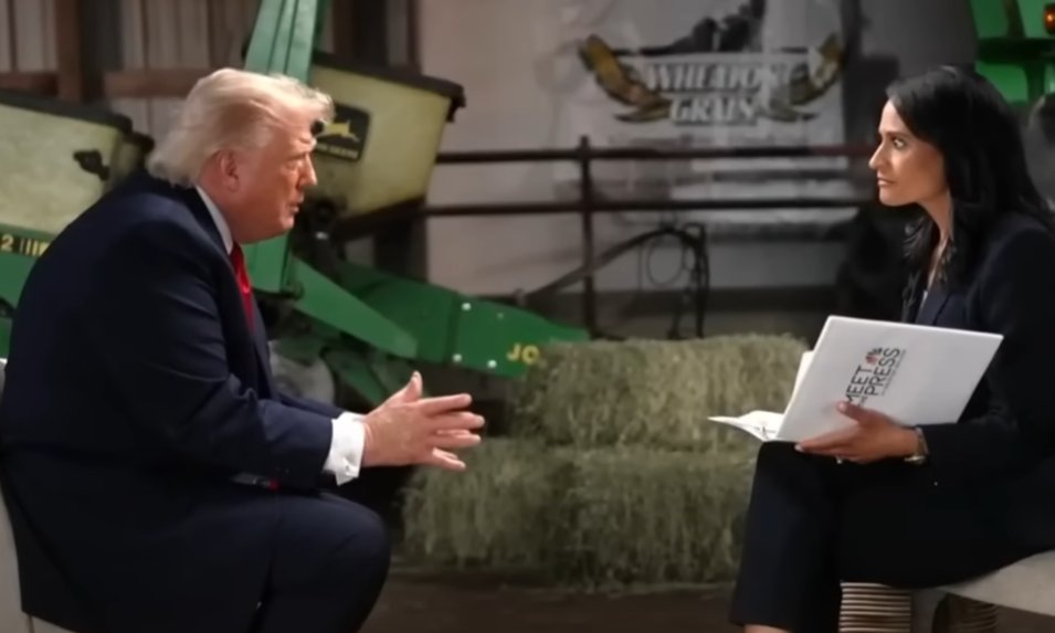 Hunter19302's tweet photo. Her body language, facial expressions, the tone of her questions, the way she moves her hands, her hatred clouds her judgment; she’s not a reporter, she’s a political activist from @NBC intent on making the President look bad, and Trump knows it, Kristen Welker is an activist https://t.co/TOQDambsvY