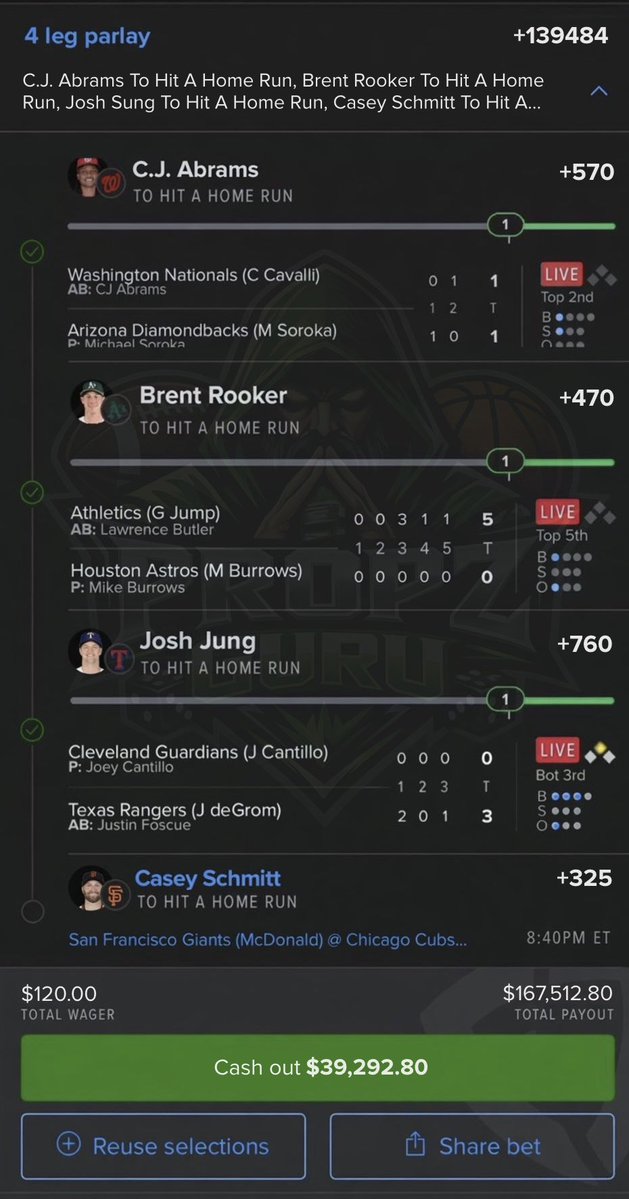 Propzguru's tweet photo. @MLBHR Lfg !! https://t.co/FkLBsRnvQA