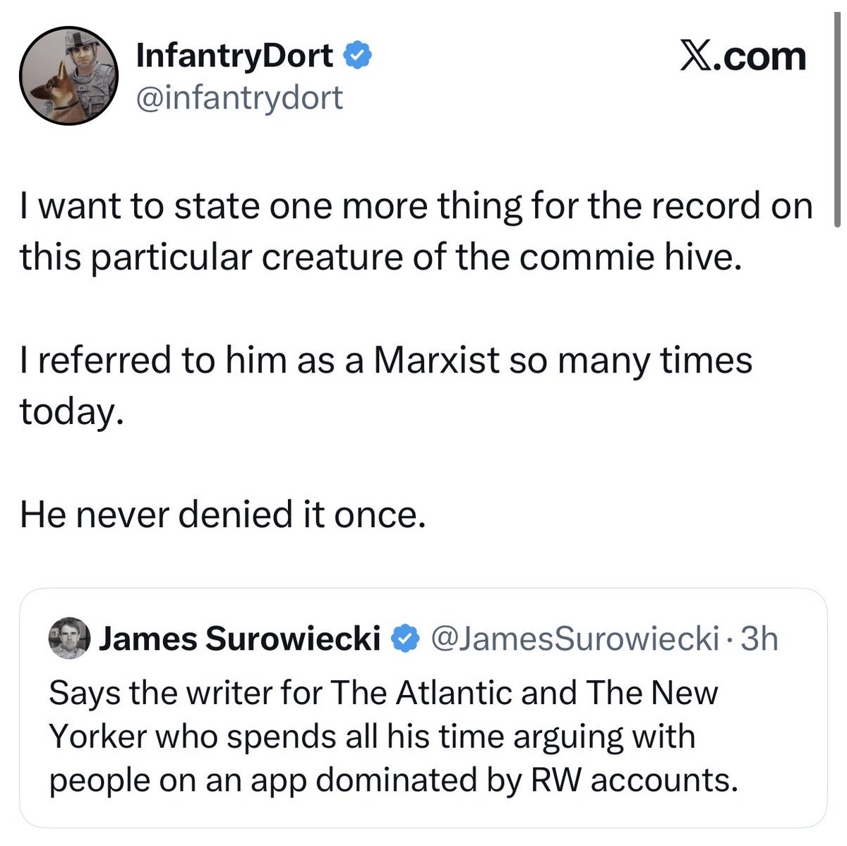 James Surowiecki tweet media
