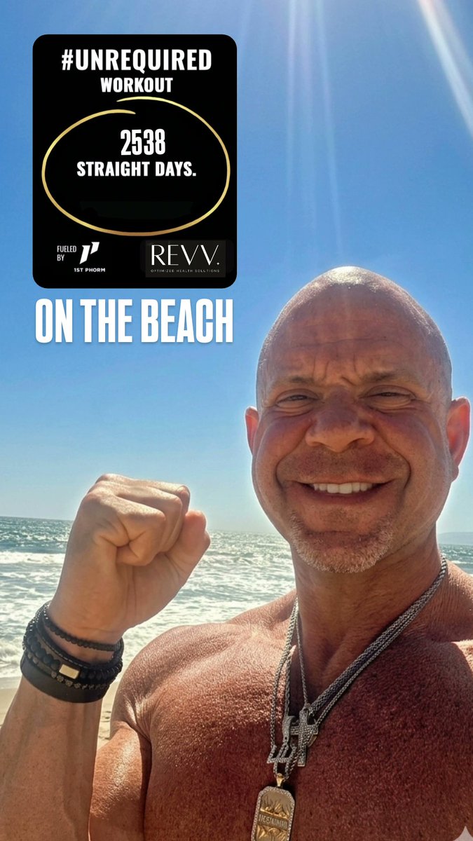 ContinuedFight's tweet photo. 2538 straight days TRAINING.
NO EXCUSES #ATTACKthePROCESS
#UNREQUIRED z
Fueled by @1stPhorm 🔥 @RevvHealth 🔥
Be the EXAMPLE.
DISCIPLINE WINS.
Keep STACKING days⚒️ https://t.co/tXfPF1dkKH