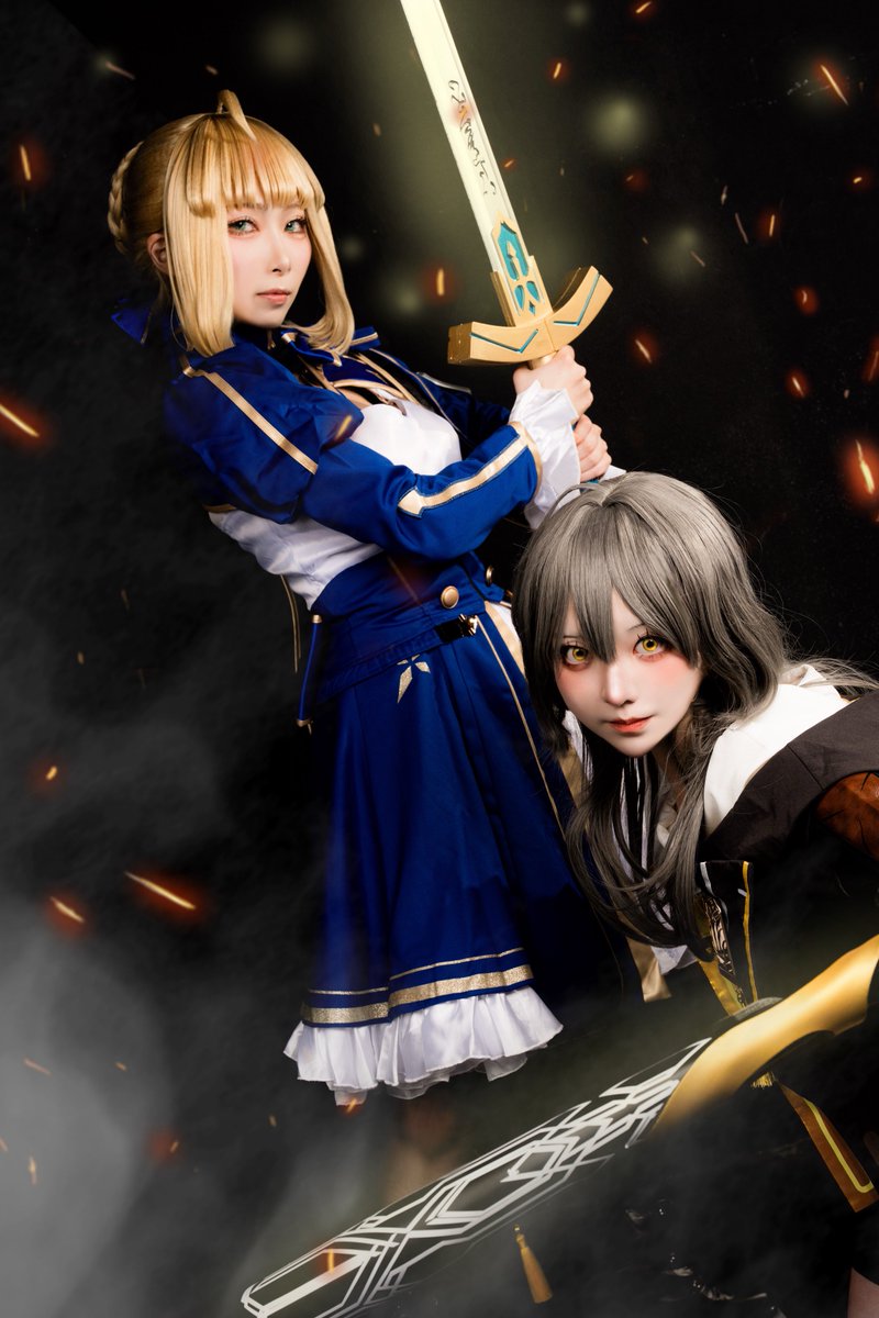 hina_03saku77's tweet photo. Cosplay
崩壊:スターレイル 
Fate/stay night [UBW]コラボ

マスター : 星 
@mik___o_ 
セイバー
@hina_03saku77 
─────────────⟡͈⟡͈⟡͈

「 戦闘ですね
    指示を、マスター 」

p.@yoshi145333 
#スタレFateコラボ併せ https://t.co/MOlm5vs8SS