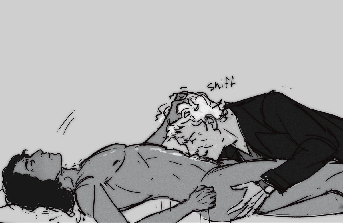 bigjeansss's tweet photo. Couldn’t stop thinking about Daniel sniffing something from Armand’s stomach srry not srry 
#devilsminion #iwtv #armandaniel #TVL https://t.co/A7XLrg8UYF