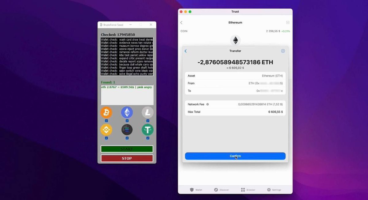 Blockchain_Dev7's tweet photo. We created a software to recover old crypto wallet or wallet with forgotten seed phrase.

Get the software and use it for good✅
https://t.co/iReWv72I8A

#bruteforce #investing #blockchain https://t.co/miL80lgVgp