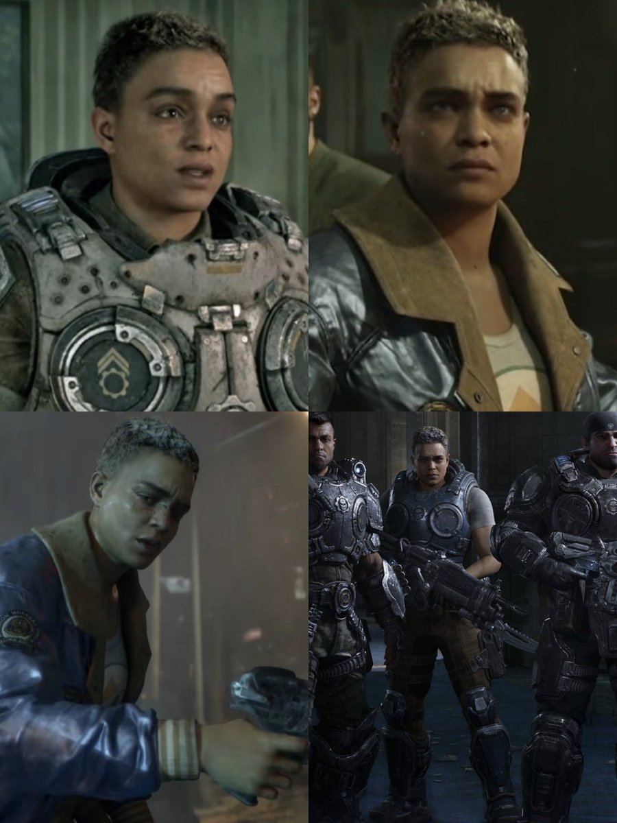 Mangalawyer's tweet photo. The new Female Brotherhood companion in Gears of War: E Day. https://t.co/NpXeAvNxip