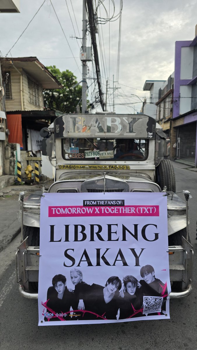 304weekendclub's tweet photo. MOA! Catch the last TXT LIBRENG SAKAY JEEP for the Ease The Ride project today! 🩷

It's running from 5:30 AM to 5:00 PM today, June 8! It is currently serving commuters along the Tipas, Taguig ➡️ Pateros ➡️ Pasig Palengke route, most especially public school students who are having their ✨️first day of school year 2026-2027✨️ today!

Thank you to all the MOAs who donated and made this libreng sakay possible! 🩷✨️

#AntiAnxietyClub #EaseTheRide @MOAbuhayAcademy