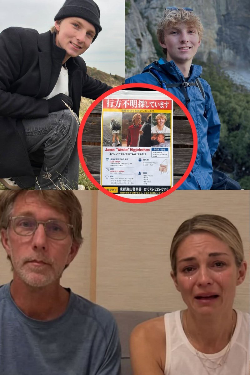 Cookwithusss's tweet photo. The whole world searched for Weston Higginbotham.
His family still couldn’t bring him home alive. 💔
Strangers shared his photo, joined rescue teams, and prayed for the 20-year-old Auburn student missing in Japan.
Thousands showed up.
The mountains outside Kyoto were searched relentlessly.
Yet Weston was found deceased.
Even when the entire world cares and helps…
sometimes love and effort still aren’t enough to change the ending.
The saddest stories aren’t the ones where nobody comes.
They’re the ones where everyone does — and it’s still not enough. 💔