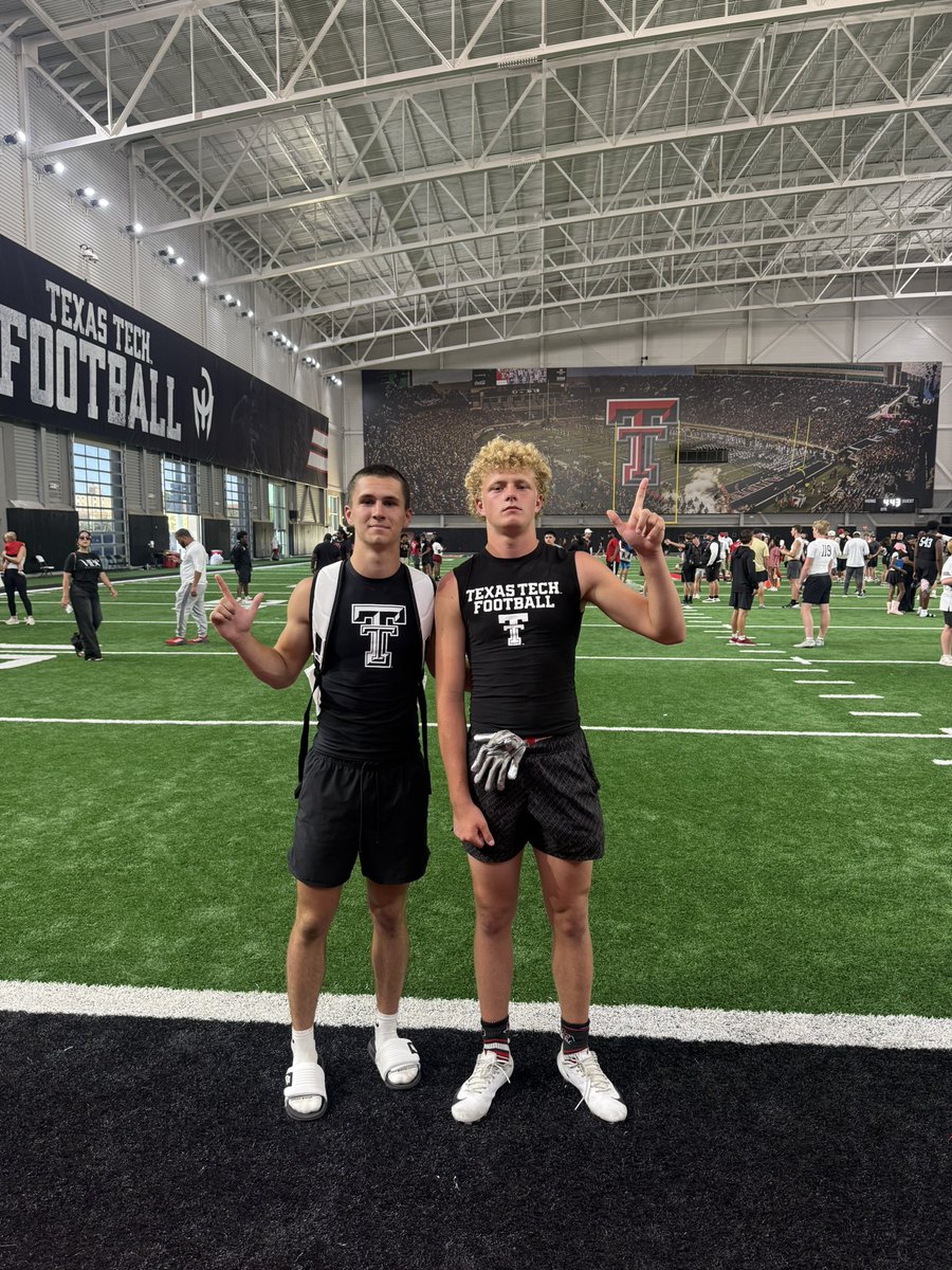 AustinDonoghue's tweet photo. I had a great time today at Texas Tech and I wanna thank @JoeyMcGuireTTU @COACHJUICE_  and @iam_xwhite14 for throwing a good camp and giving me a chance to compete! And good work to my boy @HeathKollin 
#somethingtoprove #hardwork #deepwaters 
@_TheDreamIsHere @DP2Nice @X_SpotsThaMark 
@SHEP_up @athletics_first