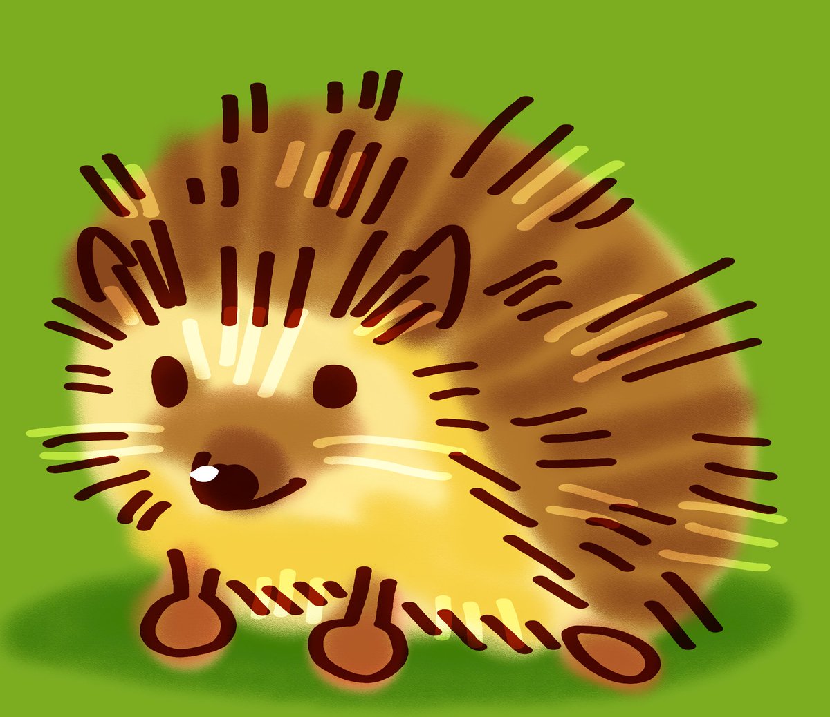 BlockafellerART's tweet photo. hedgehog https://t.co/k1EswehlNW