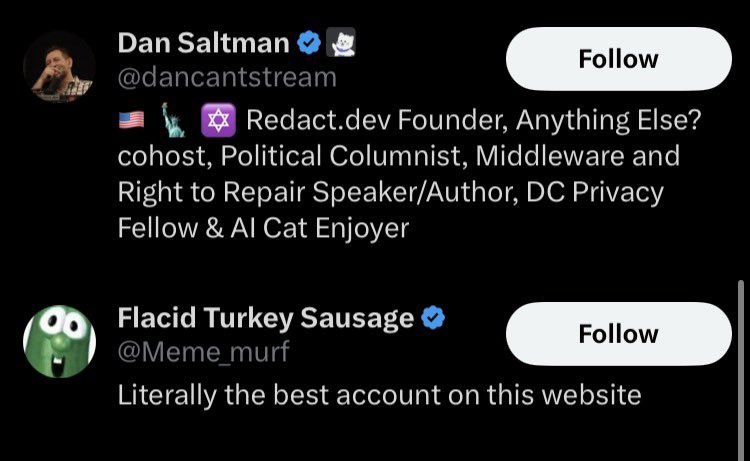 danranghty's tweet photo. @EvanLovesWeebs @Optimsmofdawill @MrAustinShow @HunterBiden @FearAndPod @hasanthehun @qtcinderella @TheWillNeff @TaylorLorenz Yeah a whole 25 people agree with you including Diddy Dan Stalkman and the Nazi cucumber. Good shit pal https://t.co/nTHB3BOT4l