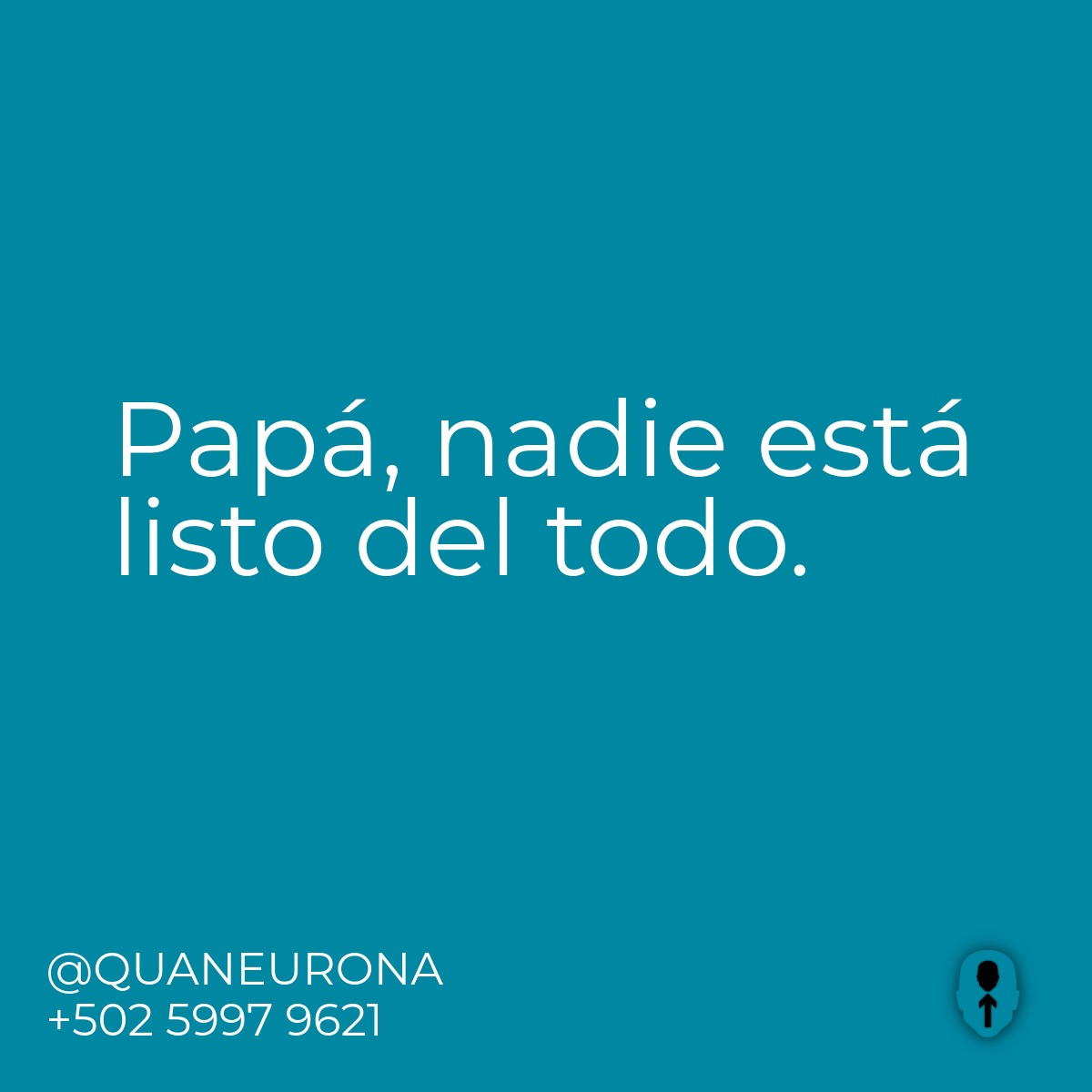 QUANEURONA's tweet photo. Si hay algo que te pesa y no sabes con quién hablar…
escribe “DESAHOGO” a nuestro WhatsApp 5997 9621.

#Autoestima
#PsicologiaGuatemala
#PsicologoGuatemala
#TerapiaGuatemala https://t.co/Dc5uKkhX0x