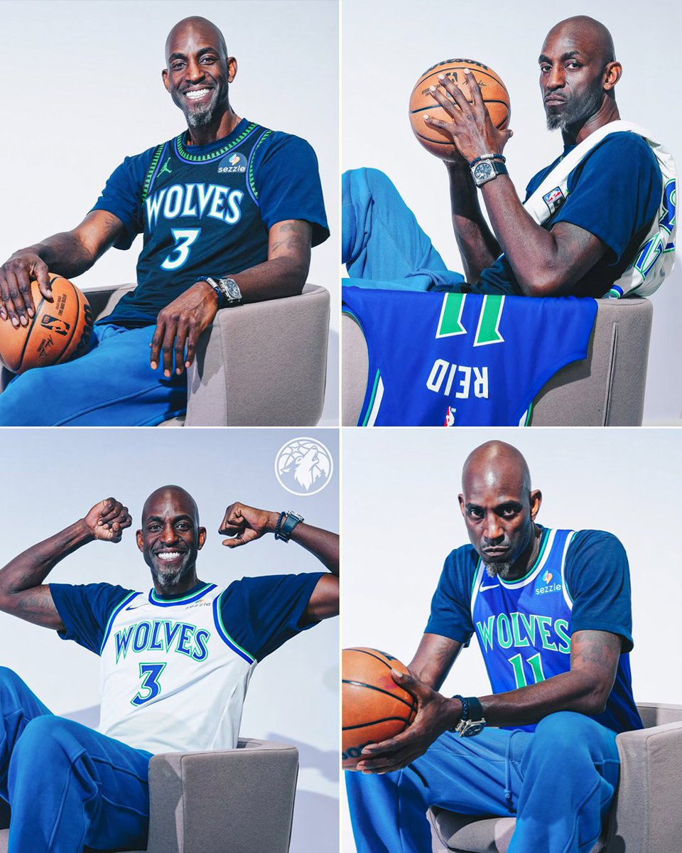 YahooSports's tweet photo. Timberwolves legend Kevin Garnett unveiled Minnesota’s new look 🔥

(via @Timberwolves) https://t.co/gLPrP5kwwI