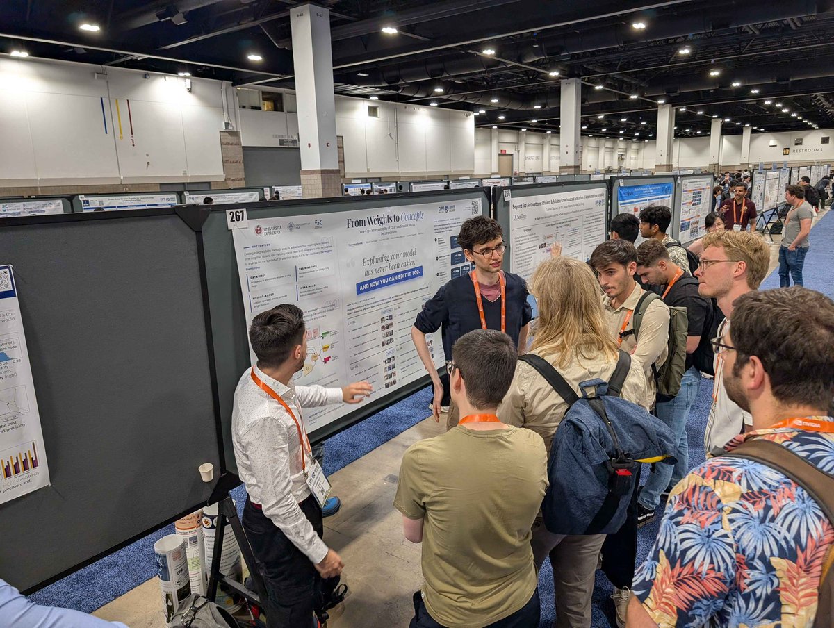 mhug_unitn's tweet photo. 🙏 CVPR is a wrap for the MHUG lab! A huge thank you to everyone who stopped by our posters, asked questions, and shared ideas. It’s been an incredible few days. See you next year! 👋 #CVPR2026

More pics from our posters 👇 https://t.co/WDdwOqbper