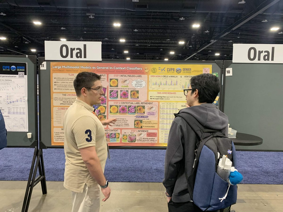 mhug_unitn's tweet photo. 🙏 CVPR is a wrap for the MHUG lab! A huge thank you to everyone who stopped by our posters, asked questions, and shared ideas. It’s been an incredible few days. See you next year! 👋 #CVPR2026

More pics from our posters 👇 https://t.co/WDdwOqbper
