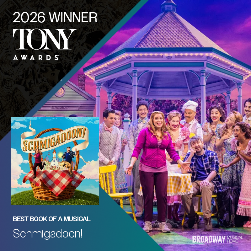 BroadwayMusical's tweet photo. Congratulations to the first @TheTonyAwards winner of the night: Cinco Paul of @schmigadoon for Best Book!!!

(Tune in to Pluto TV now to see all the Act 1 winners) https://t.co/IoVGgNd4Mw