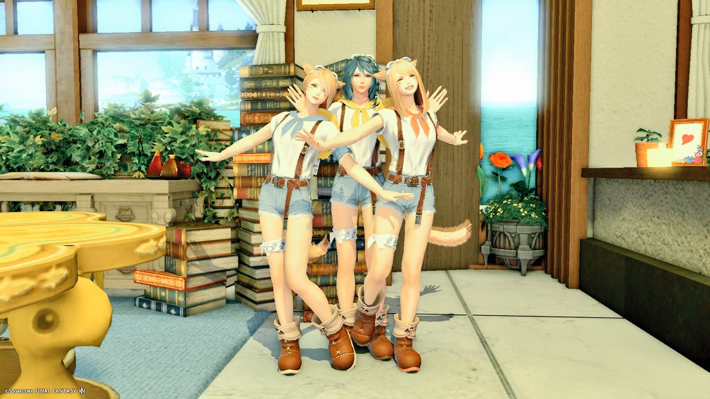 miya53982162's tweet photo. 深夜に双子ミコが遊びに来た🤭
いつもあーとー💞

#FF14 #おはミコ #おはミド https://t.co/amwmwsA15A