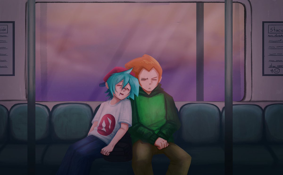 Star_333K's tweet photo. Back home! 🦭💗

I based some things on an artwork I saw on Pinterest! I don't know who the artist is, but credit to whoever created it! 🐥✨
#FNF #picoxbf https://t.co/0H9HvQAuNX