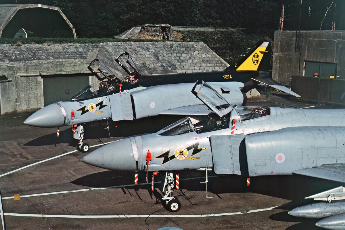 BlickyIan's tweet photo. F-4 Phantom the manual is avail from https://t.co/LLSLPrxtwG 111 Sqn operated the FG1 version  ( along with 43 Squadron ) after a short spell with the FGR2- The Navy FAA only operated one front line squadron 892 Squadron with 767 a training unit - Image at RAF Wildenrath 1987? https://t.co/AwlzBqqPbM