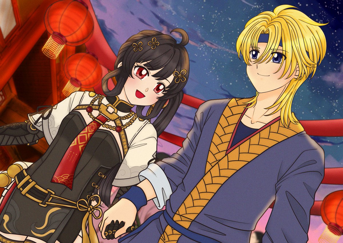 benchudraws's tweet photo. Another chapter in A Yang's life and another part on Sui - A Yang's story (?). Finally, they decided to start everything from the beginning and get to know each other better. And yes! Sui finally show himself in front of A Yang. Finally! 🤣

#benchudraws #TRPGキャラ #BenchuOC https://t.co/aToIcmp9kx