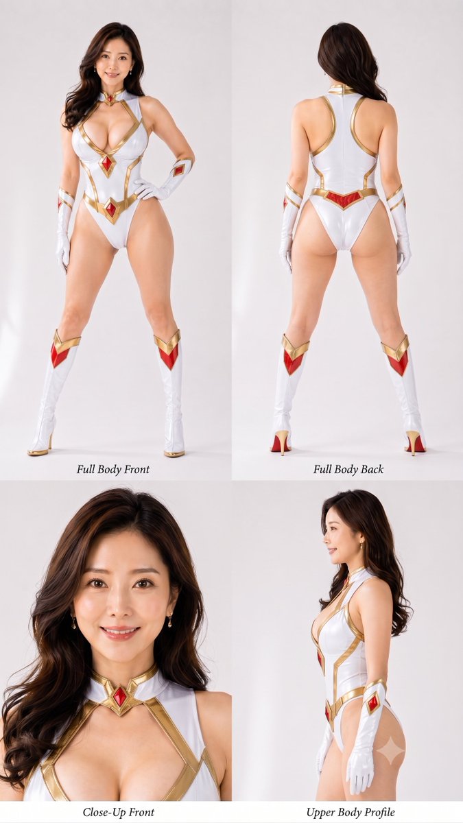 heroine_911's tweet photo. ●ヒロイン名：アストラ
●本名：天野 輝夜
●年齢：24歳
●身長：172cm 体重 58kg 
スリーサイズ：92、62、91（Gカップ）

#ヒロイン #特撮ヒロイン #コスチューム #AI美女 #悪堕ち #ヒロピン #ヒロインピンチ https://t.co/am1xkhYxpg