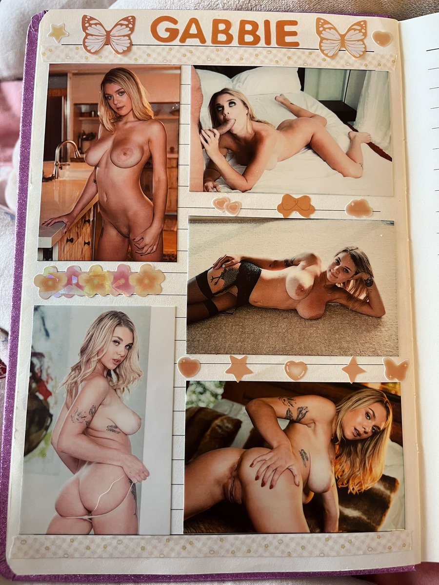 p0rn_princess's tweet photo. gotta start goon journaling more hehe, here’s my new gabbie page!!! https://t.co/FxCgy4nnp3