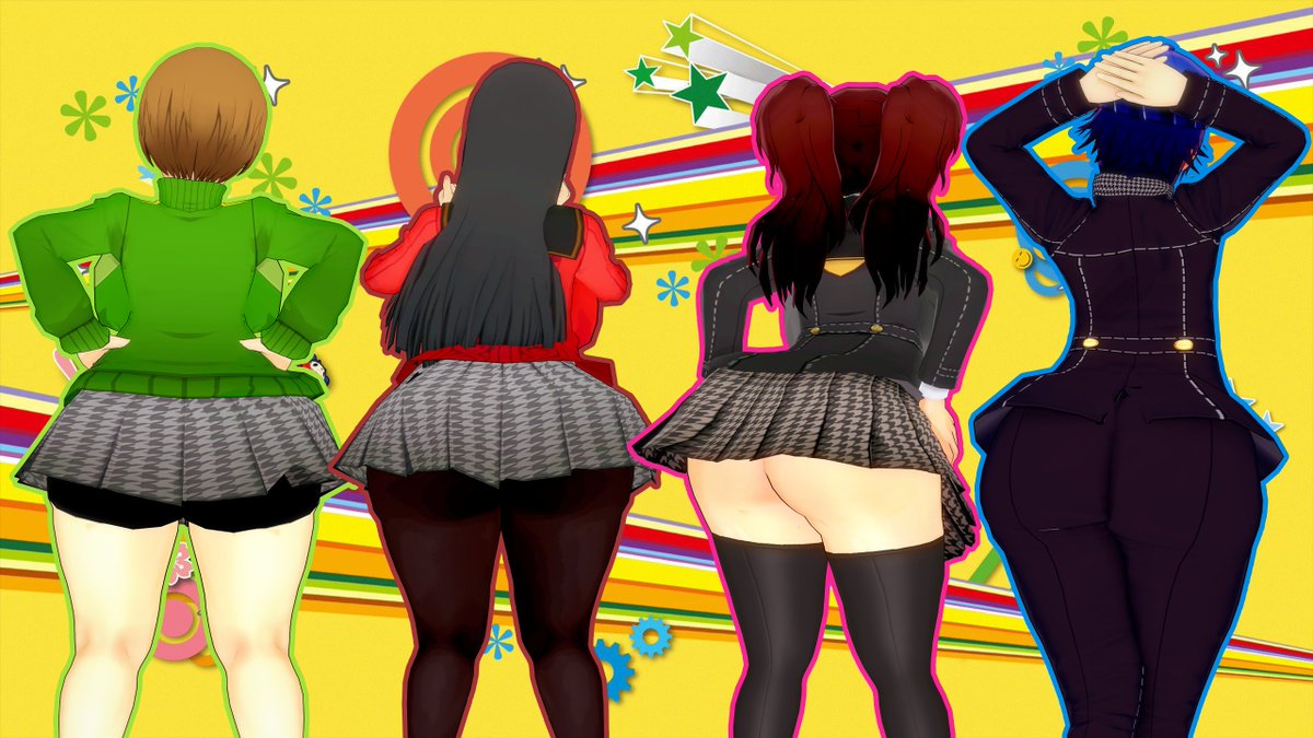 UltimaxRenStash's tweet photo. Persona 4 Revival is cominggg :D
So why not give the people some fine ass for it https://t.co/H7JNVzesaO