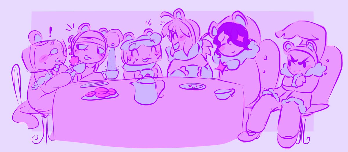 CTheiff's tweet photo. Tea party!!
#dandysworld https://t.co/FRVlkGYq0U