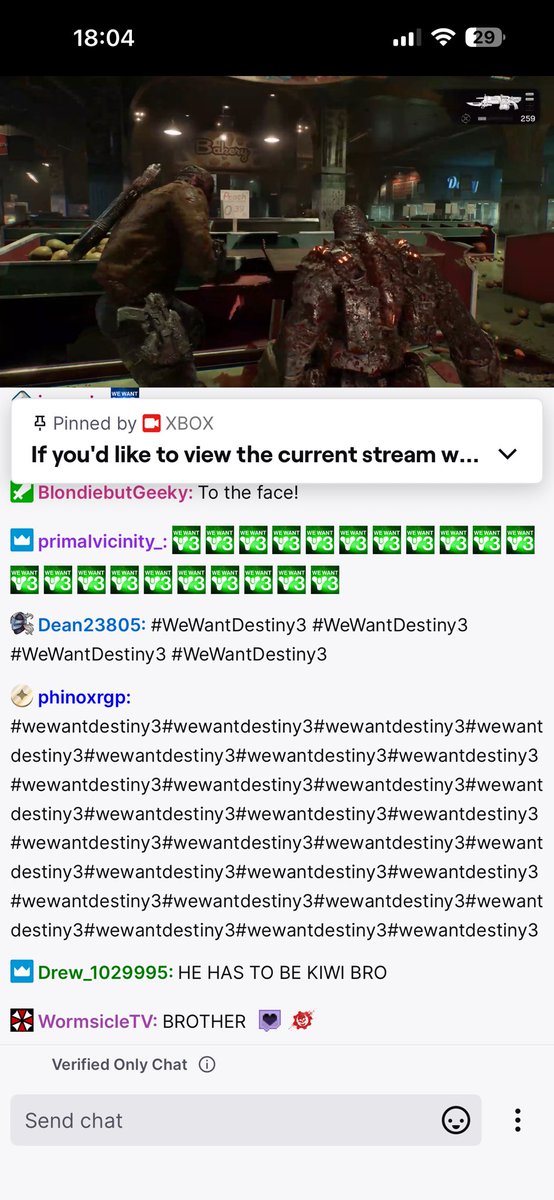 MikeyGaymer's tweet photo. The REAL beauty of the Xbox showcase.
Hear us @sony @PlayStation !
DONT. EVER. STOP guardians.🙌🏻❤️🔥
Great job today! Proud of you all!

#WeWantDestiny3 #WeWantD3 #SaveDestiny #D3 https://t.co/reFy5qw7h7
